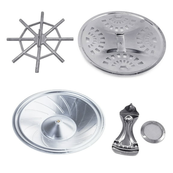 Dobro Resonator Guitar Replacement Parts Cones Soundhole Screens Tailpiece Bridge Saddle for Dobro Guitar Set of 5