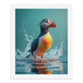 thumbnail image 5 of Paint by Numbers Kit for Adults, Puffin With Glasses Splashing Water Paint by Numbers, Easy Paint by Numbers Kit for Adults Beginner, DIY Adult Paint by Number Kits on Canvas, Home Decor, 5 of 7