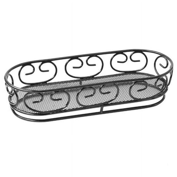 Packnwood 294BASKO23 Black Steel Bread Basket