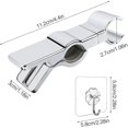 thumbnail image 5 of Punch-free Shower Bracket Shower Rod Sliding Sleeve Hand-held Fixed Seat Nozzle Alloy Middle Insert Clip, 5 of 5