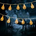 thumbnail image 4 of Halloween Lights 20 LED Battery Operated Pumpkin Bat Ghost Shape Reusable String Lights For Indoor Outdoor Window Party Decorations, 4 of 6