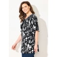 thumbnail image 3 of Catherines Women's Plus Size Seasonless Gauze Peasant Top, 3 of 5