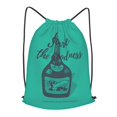 thumbnail image 1 of XMXT Waterproof Gym Bag, Wine Bottle Creative Print Drawstring Backpack for Men, s Green, 1 of 8