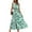 Green, variant on Pisexur Womens Dresses V Neck Sleeveless Maxi Dress Elastic Waist Tiered Swing Sundress Fashion Floral Print Prom Dress Summer Casual Loose Long Dress Comfy Flowy Wrap Dress for Beach Vacation