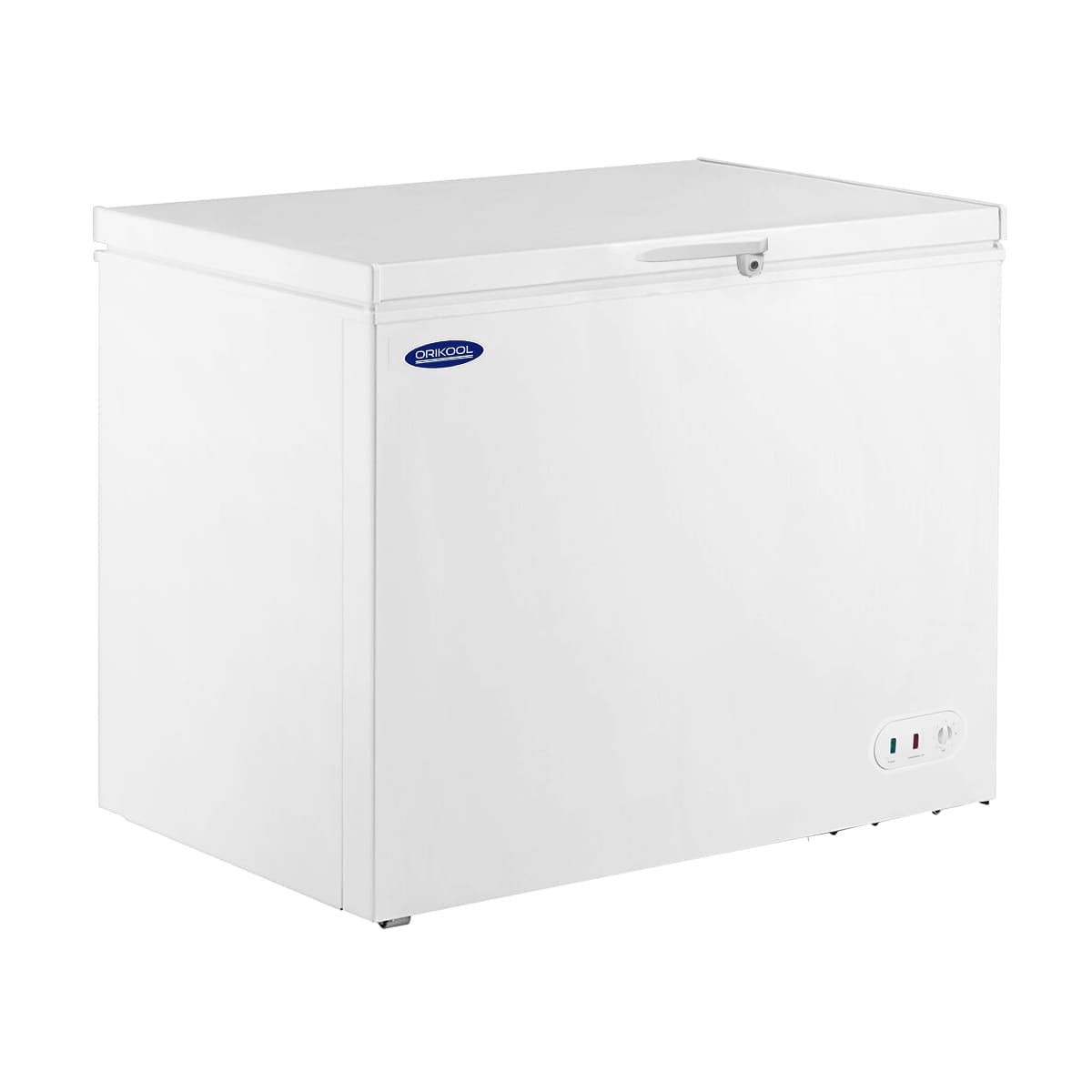 ORIKOOL Chest Freezer 9.9 Cu.ft Solid Top Commercial Deep Chest Freezer with Lockable Stay-Open Lid for Bulk Storage