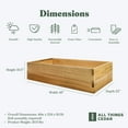 thumbnail image 3 of All Things Cedar 4x2 Ft Elevated Garden Box with Stackable and Expandable Design, 3 of 8