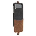 thumbnail image 4 of SaniMore Case for Samsung Galaxy Z Flip 5 6.7" 2023, Retro PU Leather Case Shockproof Anti-fall Full Body Protective Magnetic Case For Samsung Z Flip 5, Brown, 4 of 4