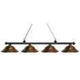 thumbnail image 1 of Z-Lite Riviera 4 Light Island Billiard Light in Golden Bronze, 1 of 1