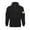 Black, variant on LUOGENLI Hoodies for Men Carhartt White Men's Zip up Hoodie Casual Loose Fit Pullover Sweatshirt for Autumn Winter Comfortable Streetwear Lined Jacket with Hood Men Hoodies Zip up Warm Grey1 Size S
