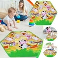 thumbnail image 2 of Crawling Mat 43In Hexagonal Design Eco Friendly Material Non Slip Shockproof Surface Soft Flexible Interlocking Tiles Play Learning Area Durable Waterproof Easy Clean, 2 of 9