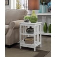 thumbnail image 2 of Pemberley Row Wood White End Table Rectangular 23.75"H Unassembled, 2 of 5