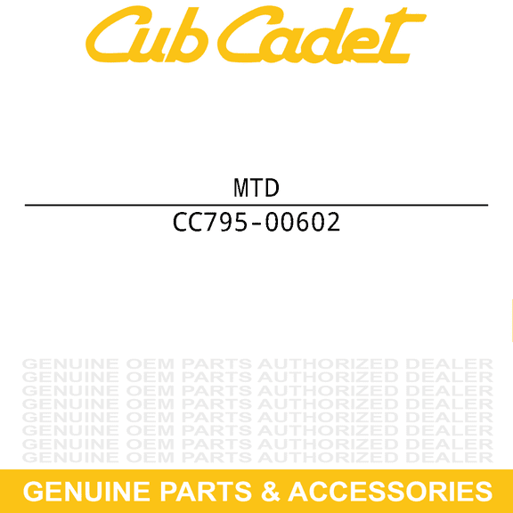 MTD 795-00602 20" Bar for Craftsman S205 CMXGSAMY462S 205