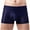Dark Blue, variant on Mens Underwear Men's Boxer Three Points Shorts Mesh Sexy Breathable Panties