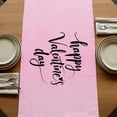 thumbnail image 5 of Table Runners 70 Inches Long Dress Scarves, Valentine's Day Farmhouse Coffee/Dining/Kitchen Table Decor, Holiday Table Runner, Romantic Love Tree Branch Truck Roses Ombre Pink 13x70 Inch, 5 of 9