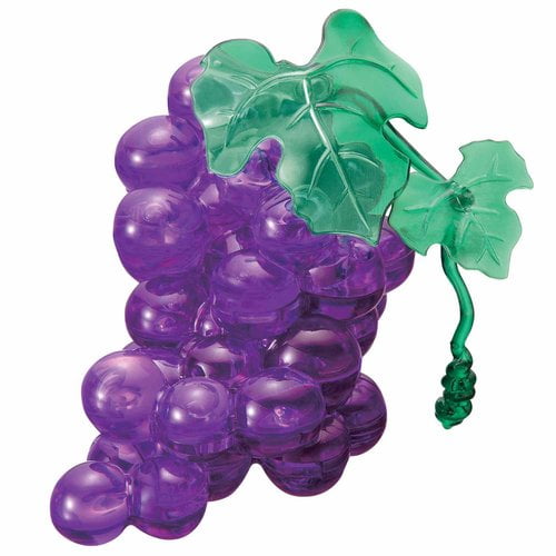 Fruit Grapes Assembly BePuzzled Original 3D Crystal Jigsaw Puzzle 