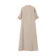 thumbnail image 4 of Vestido Blusa de mujer Maxi vestido elegante holgado elegante vestido simple moda Maxi vestido camisero Kuymtek Caqui T 26 para Mujer, 4 of 8