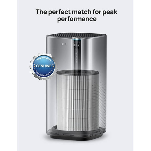 Air Purifier Replacement Filter for Macro Max S - 3-in-1 Filter, Removes 99.985% of Pet Hair, Dust, Smoke, and Pollen