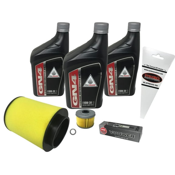 Cyclemax Tune Up Kit for 2007-2013 Honda TRX 420 Rancher with 10W-30 Oil