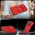 thumbnail image 4 of Asuwish Compatible with iPhone 16 Pro Max 6.9 inch Phone Case Slide Camera Cover Tempered Glass Screen Protector Stand Ring Holder Rugged Slim Cell for i Phone16 i16 ProMax 16ProMax Women Men Red, 4 of 10