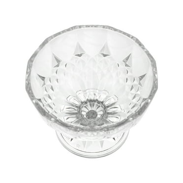HOMEMAXS Versatile Pudding Glasses Set of 2 Household Ice Cream Cups Elegant Dessert Bowls