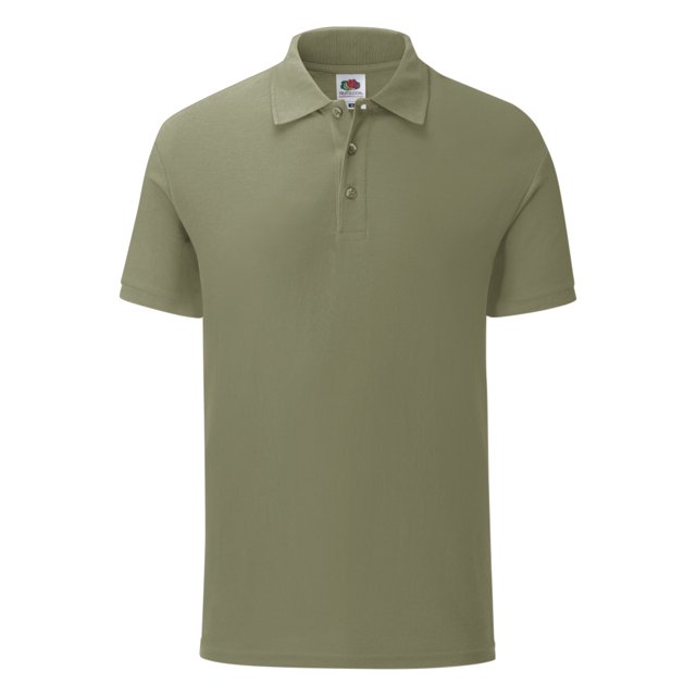 Fruit Of The Loom - Polo modelo Iconic para hombre (Aceituna clásico)