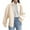 Beige, variant on Womens Knit Sweater Full-zip Jacket Double Zippers High Neck Loose Long Sleeve Fall Outerwear Sweaters Coat (Free Size, Brown)