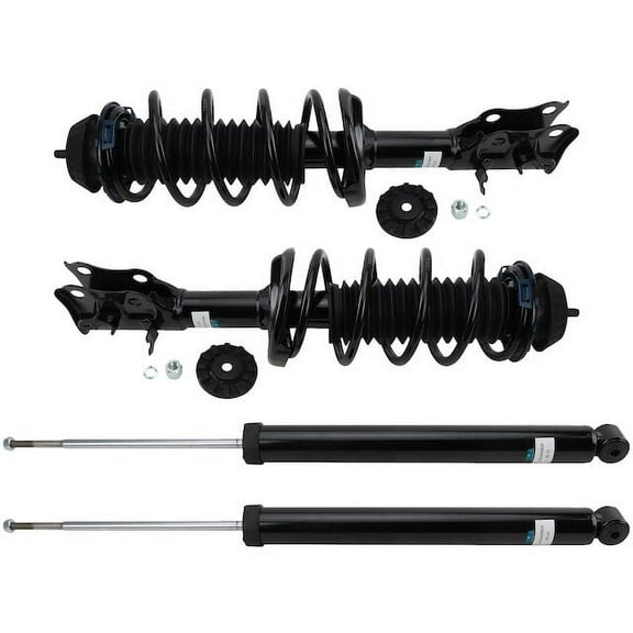 Front and Rear Shock Strut and Coil Spring Kit 4 Piece - Compatible with 2016 - 2022 Honda HR-V 2017 2018 2019 2020 2021