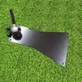 thumbnail image 5 of Golf Swing Trainer Practice Plate Durable Metal Practice Tool for Alignment Stick Hitting Mat Indoor Backyard Outdoor Training black, 5 of 5