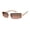Rose Gold & Rose, variant on Women's 1022SP Slim Metal UV400 Protective Rectangular Fashion Sunglasses, 51mm
