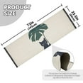 thumbnail image 5 of Yayeee Runner Rug for Bedroom 2'x6' Machine Washable Hallway Non Slip Mat, Black Cat Plants, 5 of 8