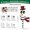 Black, variant on DefiDgd Christmas Decoration Window Stickers Clings,Snowman Face Christmas Clings for Glass Windows Mugs Balls,Reusable Christmas Stickers,Christmas Decoration