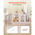 thumbnail image 2 of VEVOR Dog Whelping Box, 60x59x23 in Transparent Plastic Dog Whelping Pen for X-Large Sized Dogs, Waterproof Puppy Playpen with Windows & Door Lock, Easy to Clean, 2 of 9