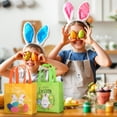 thumbnail image 4 of Easter Tote Bags With Handles Bunny Non Woven Bags Reusable Easter Grocery Shopping Bag Kitchen, 4 of 4