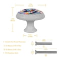 thumbnail image 5 of Unicorn Fluorescent Drawer Pulls with Screws: Round 4-Pack Glow-in-the-Dark Knobs – Suitable for Cabinets, Wardrobes, Dressers, 5 of 6