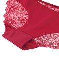 thumbnail image 3 of Women's Plus Size Panties Low-Rise Sexy Airy Lingerie Hipster Lace Briefs Burgundy M, 3 of 5