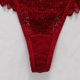 thumbnail image 5 of Gibobby Bikini elástico con algodón Ropa interior sexy para mujer Bragas encaje Breve para mujer（Rojo， S), 5 of 5