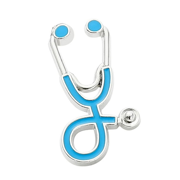 Broche Pin Broche Pin de Moda Regalo de Enfermera Accesorios de Enfermera Decorativo Elegante azul argentino