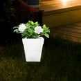 thumbnail image 2 of Solar Powered Flowerpot Luminous Plant Pot Glowing Flower Pot Solar Light Planter, 2 of 8
