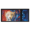 thumbnail image 4 of CHAQLIN Trifold Card Wallet with Watercolor Leopard, Elastic Polyester Thin Foldable Wallet for Kids School and Outdoor Activities, 4 of 7