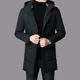 thumbnail image 2 of Ropa de diseñador para hombre, chaqueta larga con capucha de lujo con relleno de pato para hombre 2024, abrigo de invierno cálido para hombre, chaqueta acolchada, saco informal, 2 of 5