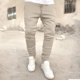 thumbnail image 4 of Ceisia Men's Slim Tapered Athletic Pants High Stretch 3D Pleated Texture with Zippered Cuffs Gifts, 4 of 6