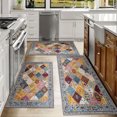 thumbnail image 6 of Kitchen Rugs Sets of 3 Non Slip Washable Kitchen Mats for Floor, Waterproof Kitchen Runner Rug, Floor Mat Carpet for Entryway, Laundry, Sink, Hallway, Bathroom, 6 of 12