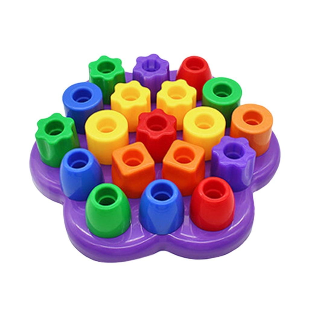 20pcs Circle Stacking Toy for Kids Puzzles Blocks Kids Game Gifts Age 3+