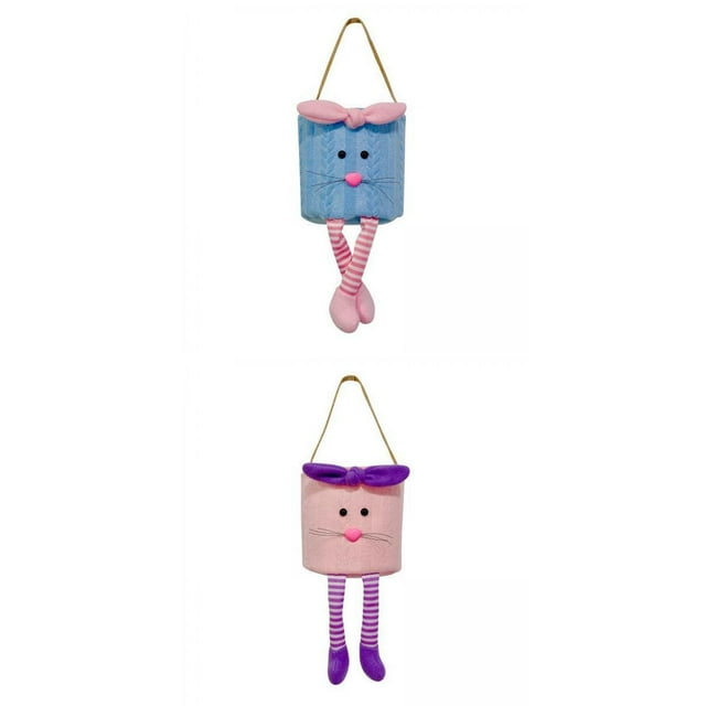 Canasta De Pascua, de Pascua Cesta Huevo Juguetes Bolso Tote,Linda bolsa de almacenamiento grande con cubos de conejo de Pascua,Bolsa de de huevos Niño Niña Sunnimix Canasta Conejito De Pascua