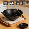 thumbnail image 4 of 2 Ramen Bowl,8- Pho Bowl Set,Equipped with Chopsticks,Spoon Dipping ,Melamine Material,Large Size 37Oz,Suitable Noodles,Udon Noodles,Wonton,Miso Soup,Thai,Chinese,Korean,, 4 of 6