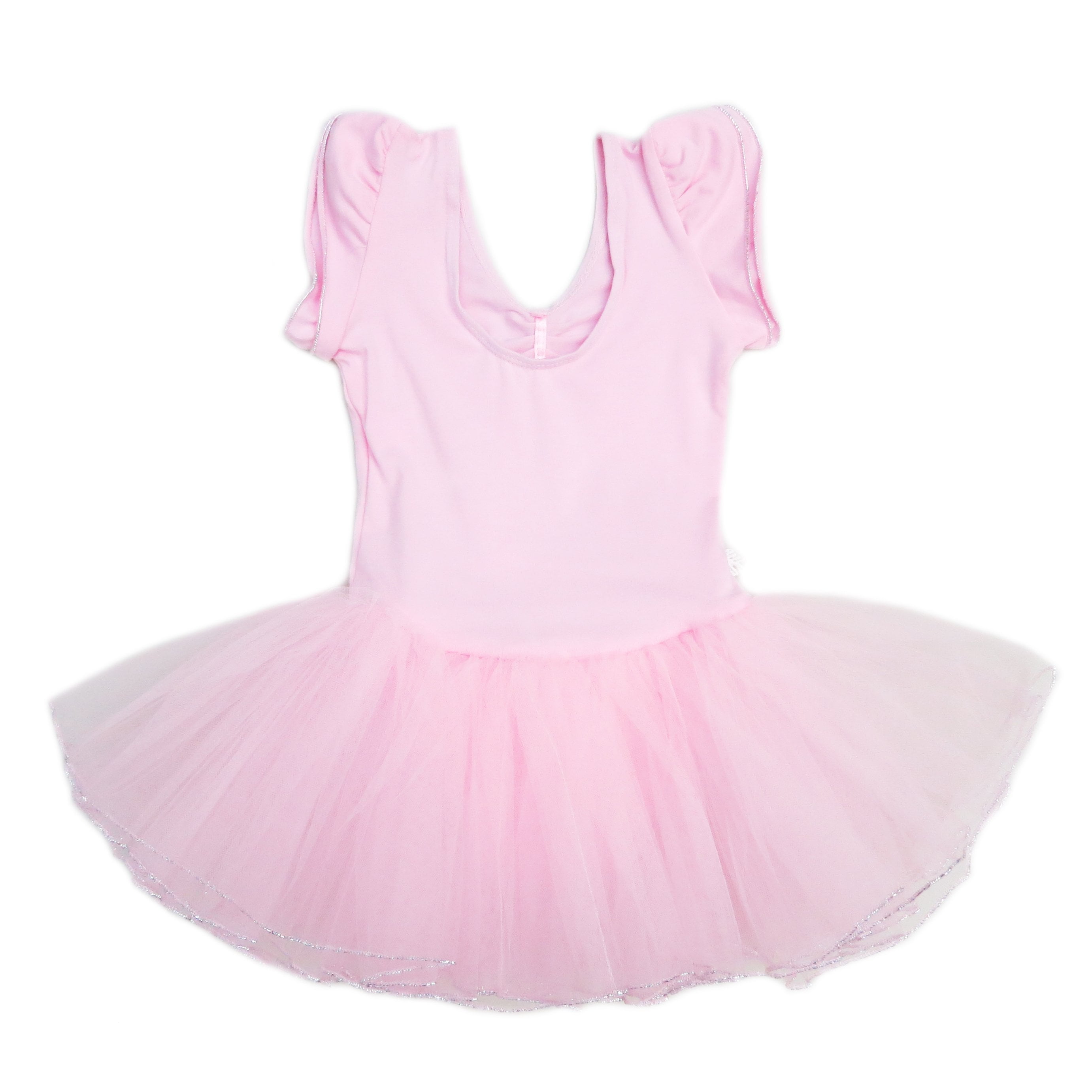 Lito Angels Girls Dancewear Dance Costume Ballet Tutu Leotard Fairy Costume Ribbon Trimmed Size 4-5 Years White 