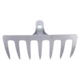 thumbnail image 2 of 1pc Plowing Grass Rake Farm Agricultural Rake Gardening Tool Without Handle, 2 of 8