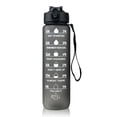 thumbnail image 1 of Botella deportiva Botella de agua motivacional de 1L con pajita y marcador de tiempo Botella deporti Tomshoo Botella deportiva, 1 of 7