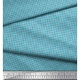 thumbnail image 3 of Soimoi Gray Japan Crepe Satin Fabric Window Pane Check Printed Craft Fabric by the Yard 42 Inch Wide, 3 of 3