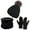 A-BK2135, variant on Bibifish Womens Hat Gloves Scarf Sets Trendy Lined Beanies Hat Gloves And Neck Warmer Soft 3 Pc Winter Cold Weather Hat Gloves Scarf Sets